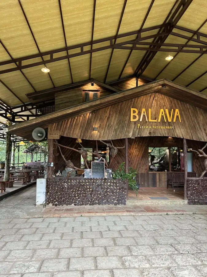 The Balava restaurant in the same grounds — Balava Chocolate House — chocolate with a tasting class, Da Lat
